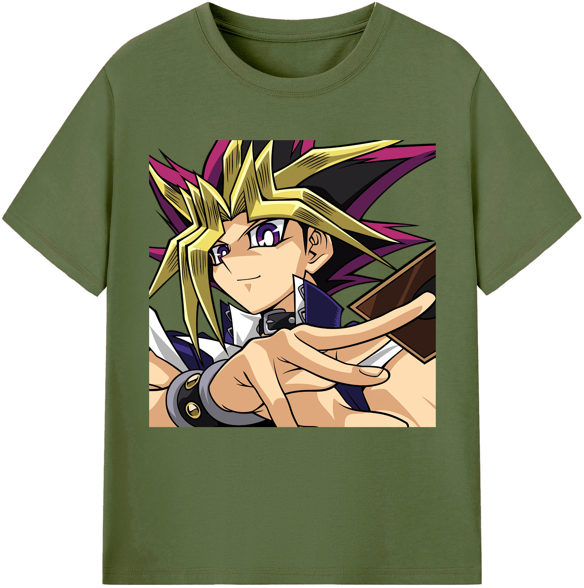 （画像用） 遊☆戯☆王 Yu-Gi-Oh! 綿100％半袖Tシャツ（フロントプリント）